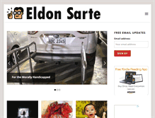 Tablet Screenshot of eldonsarte.com